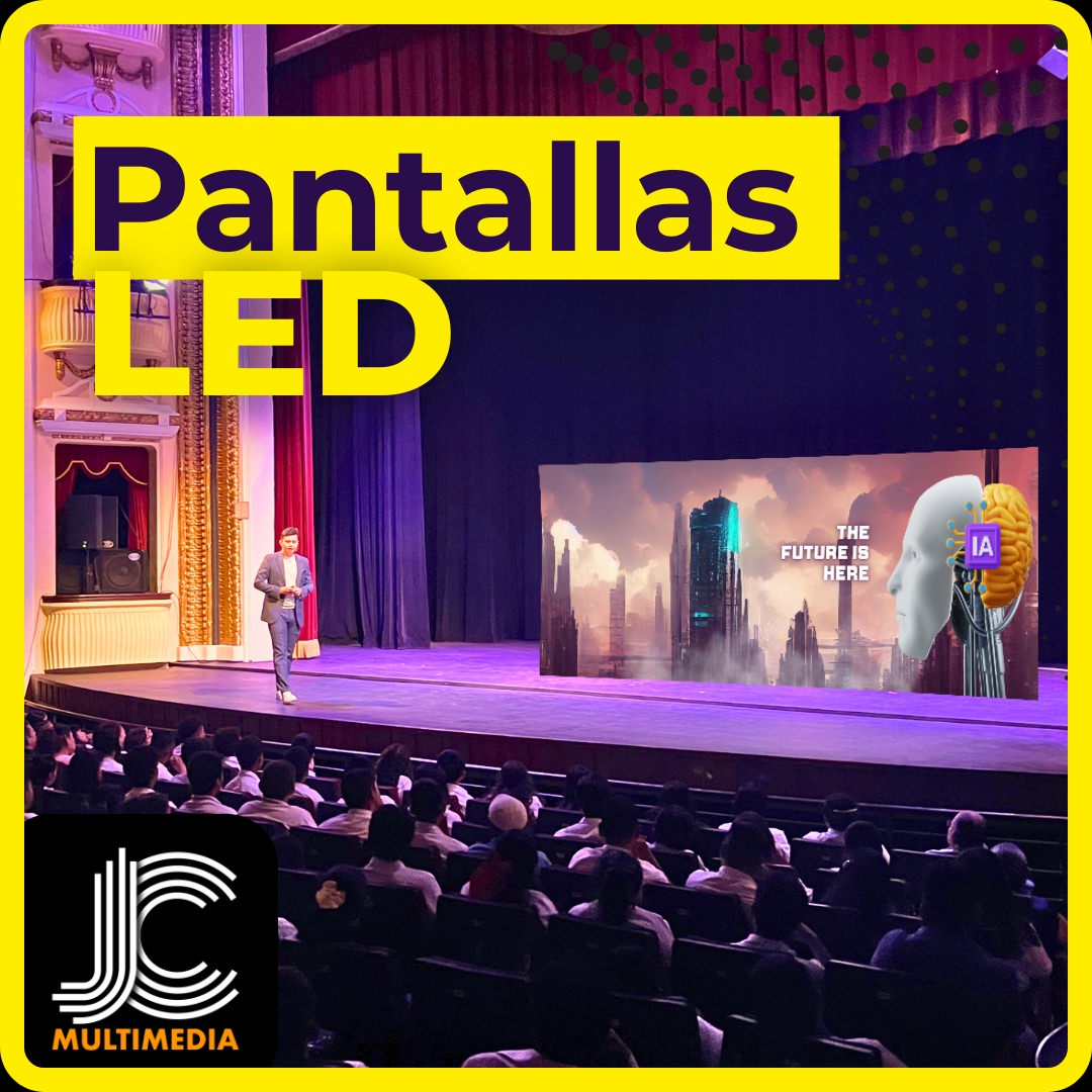 Pantallas LED, para eventos El Salvador, JC MULTIMEDIA.