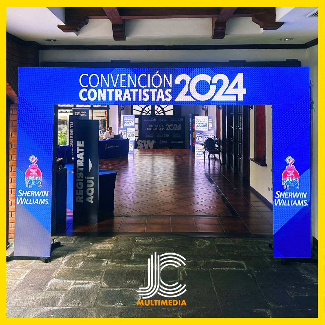 Pantallas LED, para eventos El Salvador, JC MULTIMEDIA.