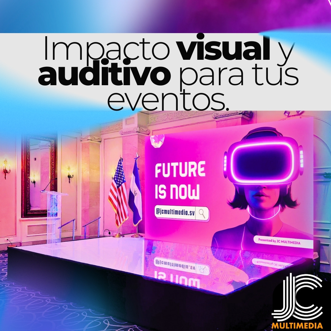 Pantallas LED, para eventos El Salvador, JC MULTIMEDIA.