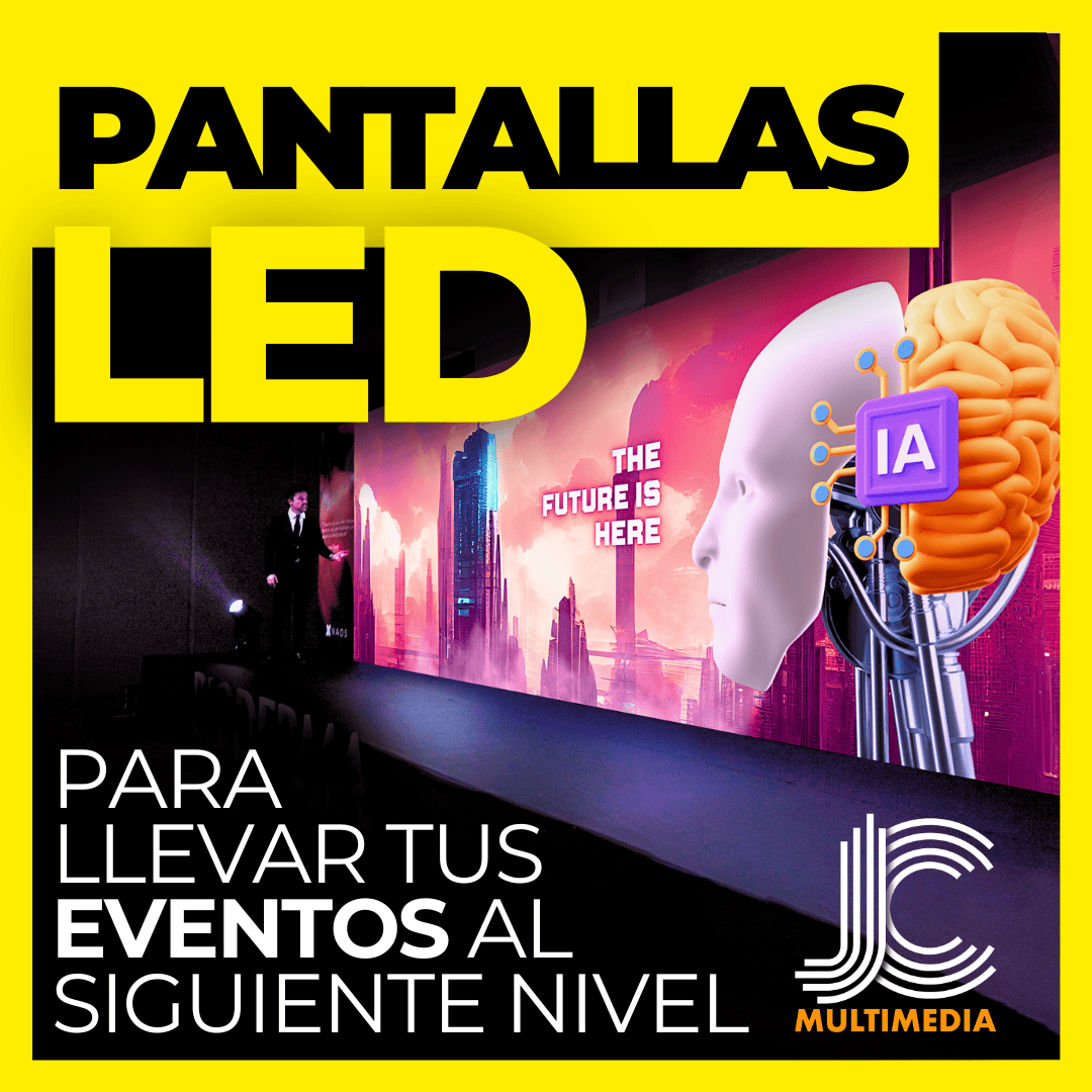 Pantallas LED, para eventos El Salvador, JC MULTIMEDIA.