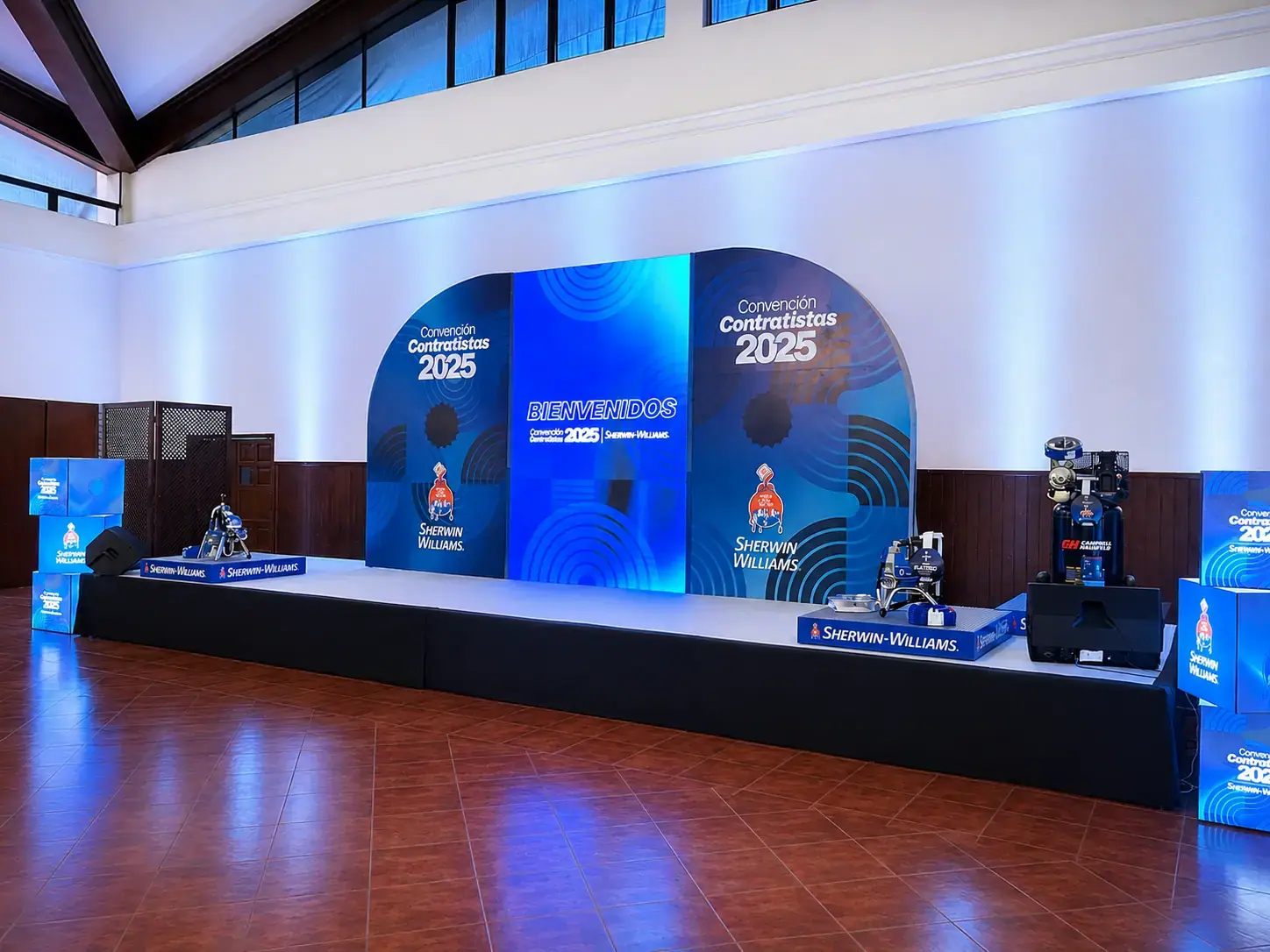 Pantalla LED vertical Totem 2 x 3m — asamblea, convención, congreso corporativo